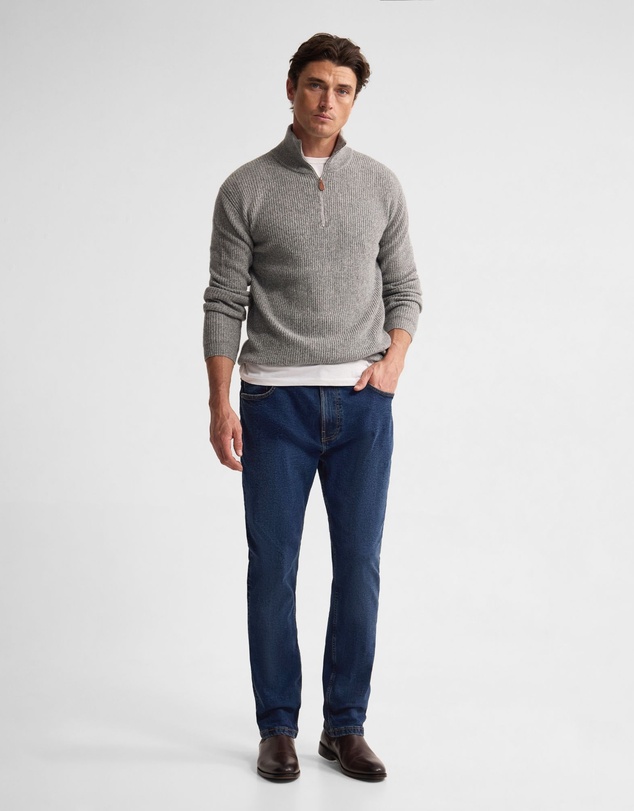 Oxford - Ryan Zip Neck Knit