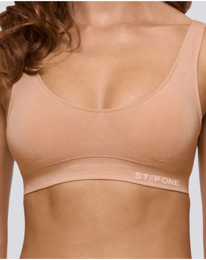 STEP ONE - Women's SmoothFit Padded Bra - Pink Beige