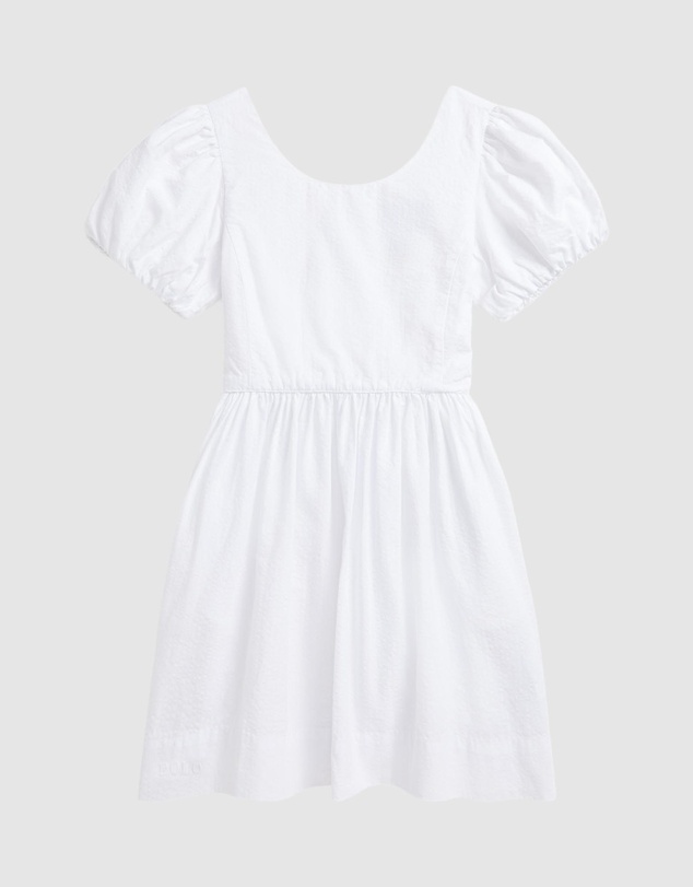 Polo Ralph Lauren - Cotton Seersucker Dress - ICONIC EXCLUSIVE (2YRS-6.5YRS)