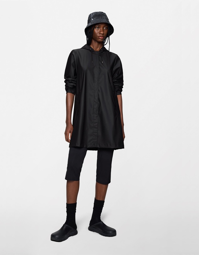 RAINS - A-Line Women's Jacket Black