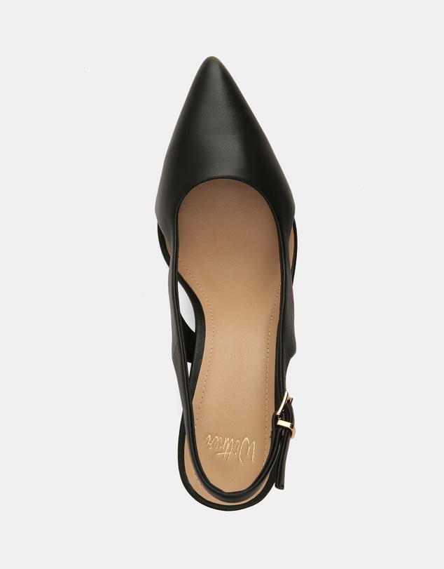 Wittner - Rachel Leather High Slingbacks