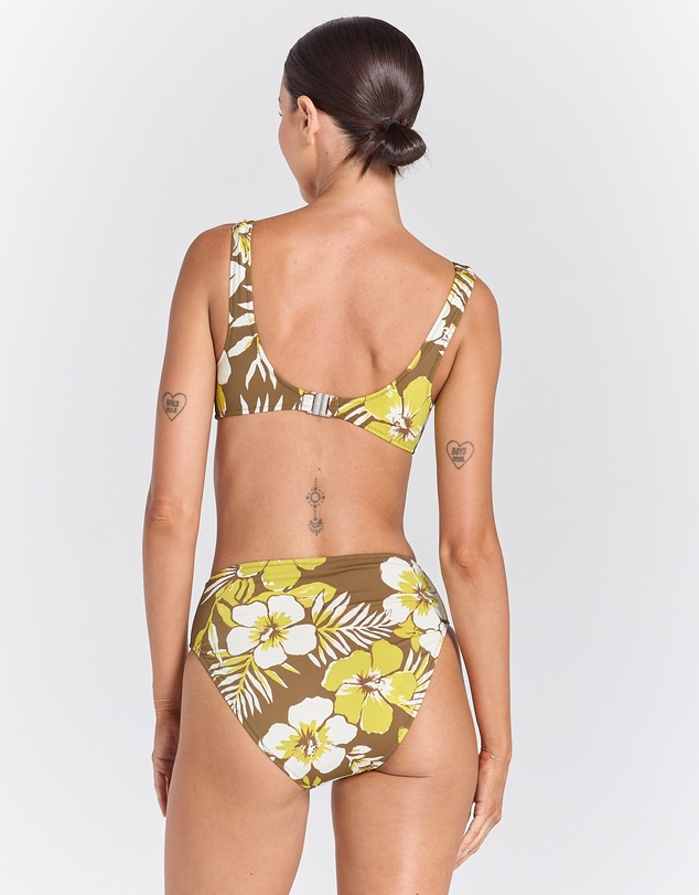Poolside Paradiso - Miami Solstice Bikini Top - Midori