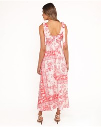 Petal & Pup - Valara Tie Shoulder Maxi Dress - Rose Tile