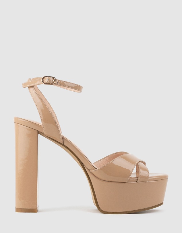 Edward Meller - RACHEL125 Crossover Platform Sandal