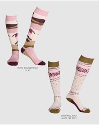ROJO Outerwear - Retro Boarder Merino Sock Pack