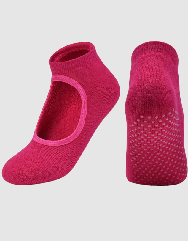 High Heel Jungle - Peek Yoga Pilates Grip Socks - 3 Pack