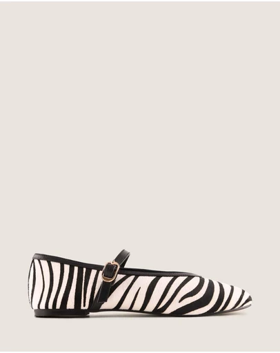 Shelly Shen - Rene Ballet Flats Zebra
