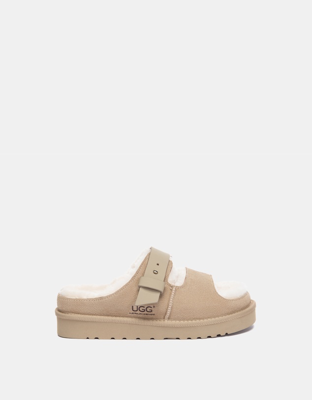 EVERAU - Australian Shepherd Ugg Clava Cow Suede Upper Loafer Oxfords Flats