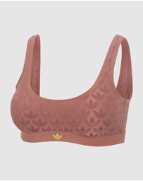 adidas Originals - Microterrot Monogram Comfort Scoop Padded Bralette