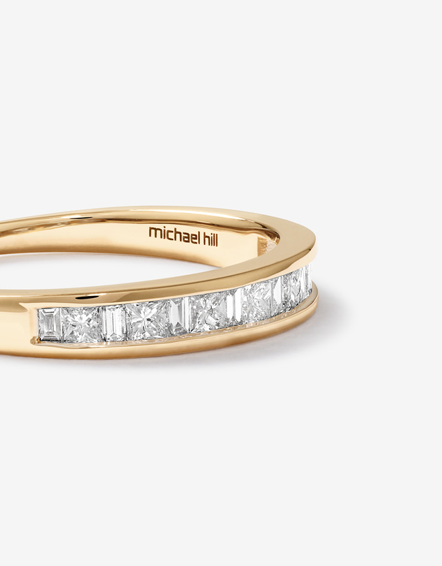 Michael Hill - Wedding Band with 0.33 Carat TW of Diamonds in 14kt Yellow Gold