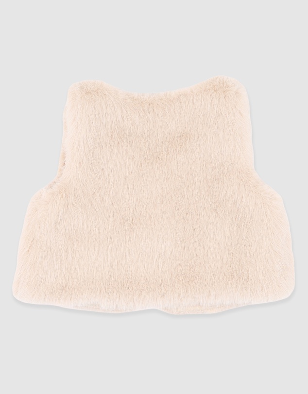 Bebe by Minihaha - Winnie Emb. Faux Fur Vest