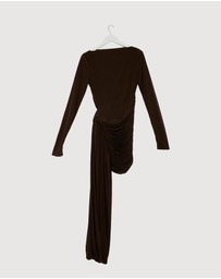 Revibe - Repaired MISHA The Sari LS Stocking Mini Dress - AU 8