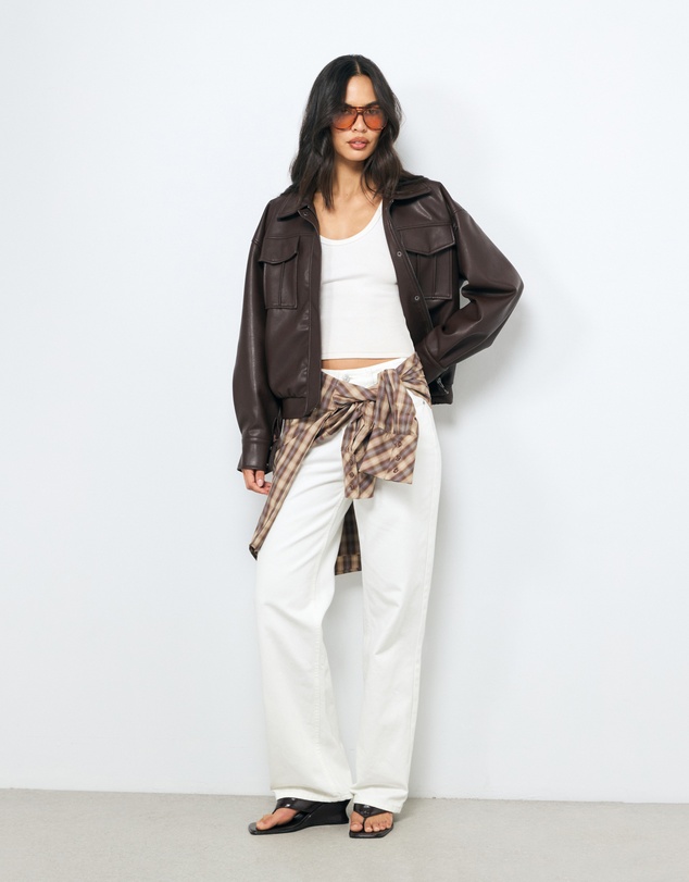 AERE - Aurelia Straight Leg Jeans