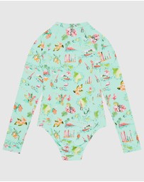Bluesalt Beachwear - Girls one piece swimsuit Island Life