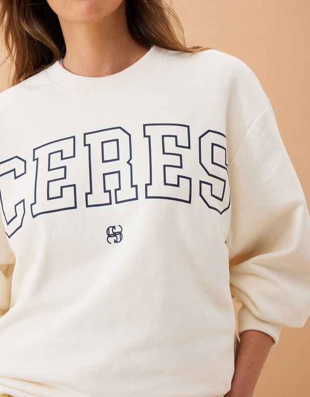 Ceres Life - Isla Oversized Slouchy Crew