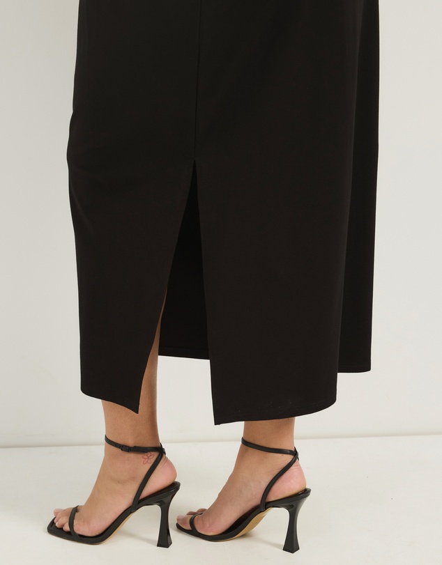 Atmos&Here Curvy - Astra Twist Maxi Dress With Side Split
