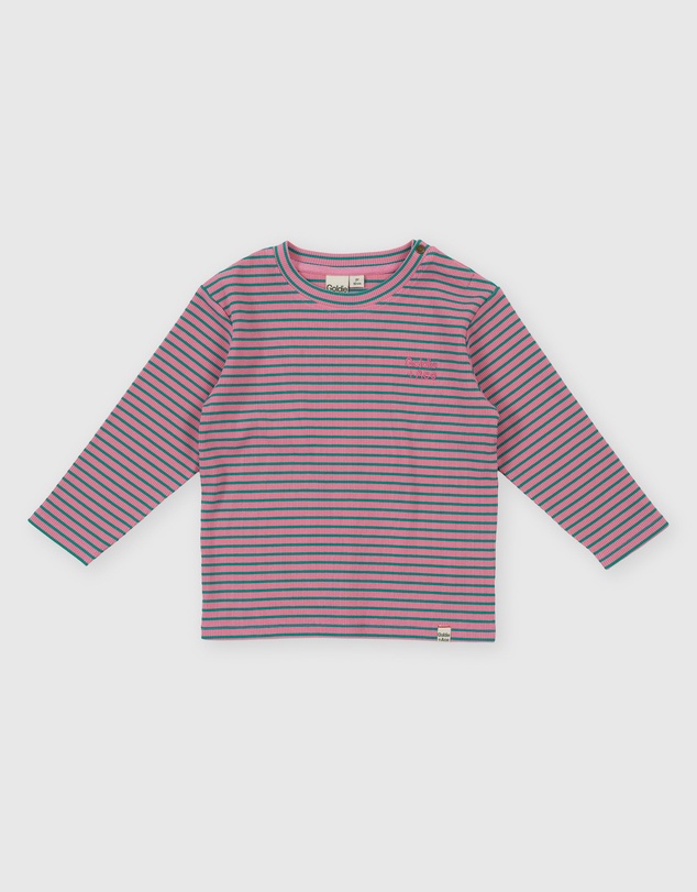 Goldie + Ace - Essential Stripe Rib Top - Babies-Kids