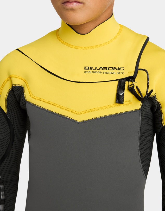 Billabong Kids - Boys 6 to 16 3/2mm Absolute Ultra Chest Zip Wetsuit