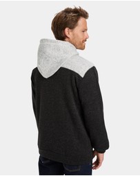 Quiksilver - Mens Keller Block Zip Up Hoodie