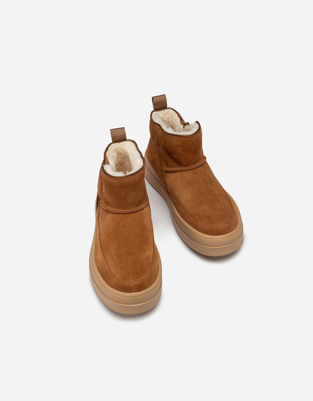Ozwear Connection Uggs - Ugg Tag Zipper Ankle Boots