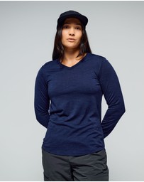 Kathmandu - 100% Merino Long Sleeve V-Top