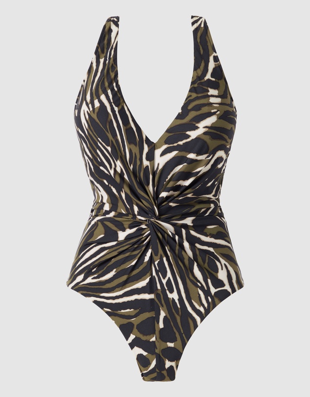 Magicsuit - Safari Sands Drew V Neck One Piece Shaping Swimsuit