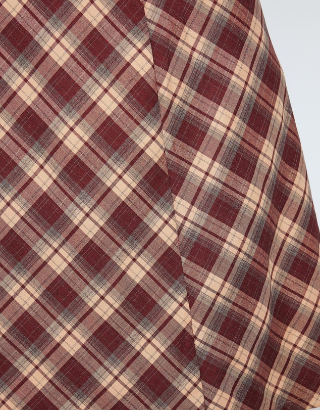 Dazie - Bronte Bias Cut Check Maxi Skirt