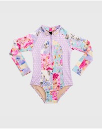 Aqua Blu Kids - Meadow Long Sleeve One Piece - Kids