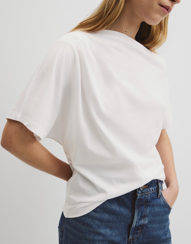 Country Road - Australian Cotton One Shoulder T-shirt