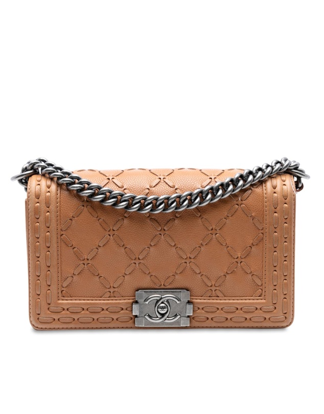 Pre-Loved by Azura Reborn - Pre-Loved Medium Caviar Stitched Boy Flap