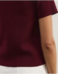 Atmos&Here - Sana Short Sleeve Knit Cardigan