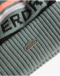 Superdry - Superdry Logo Knit Beanie Hat