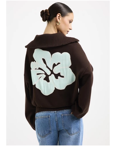 Subtitled - Florian Quarter Zip Jumper