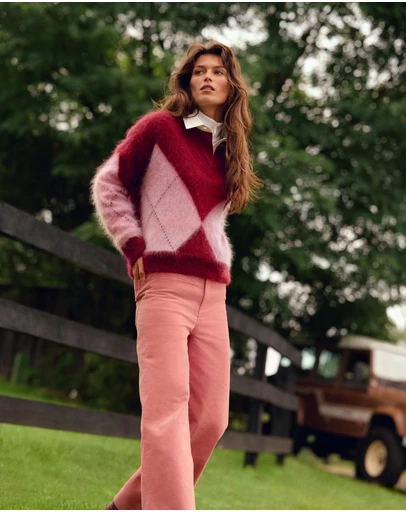 Sportscraft - Tatiana Mohair Argyle Knit