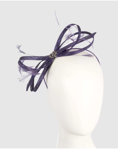 Max Alexander - Purple Loops Racing Fascinator