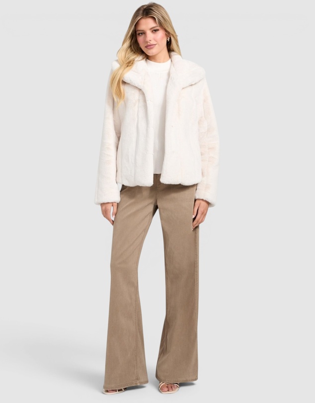 GUESS - Sophy Faux-Fur Jacket