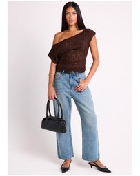 Alice In The Eve - Natalie Lace Slouch Top