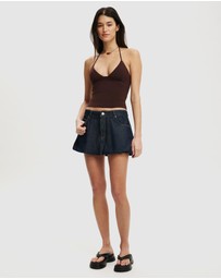 Cotton On - Bubble Denim Skirt