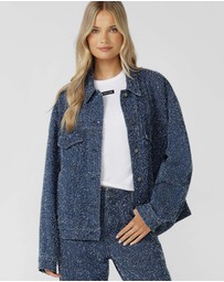 Lorna Jane - Valentina Boucle Denim Jacket