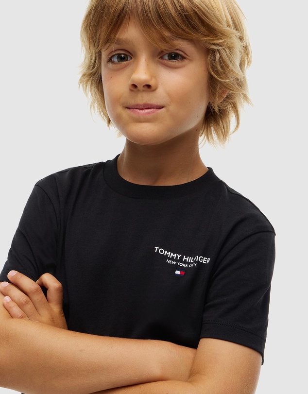 Tommy Hilfiger - Essential Logo Tee SS - Kids