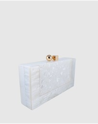 Izoa - Brooke Marble Clutch