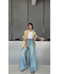 Glamorous - High-waisted, wide-brimmed wide-leg jeans