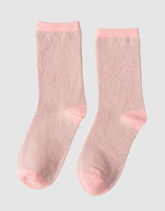 High Heel Jungle - Lurex Trouse Sock - Pink