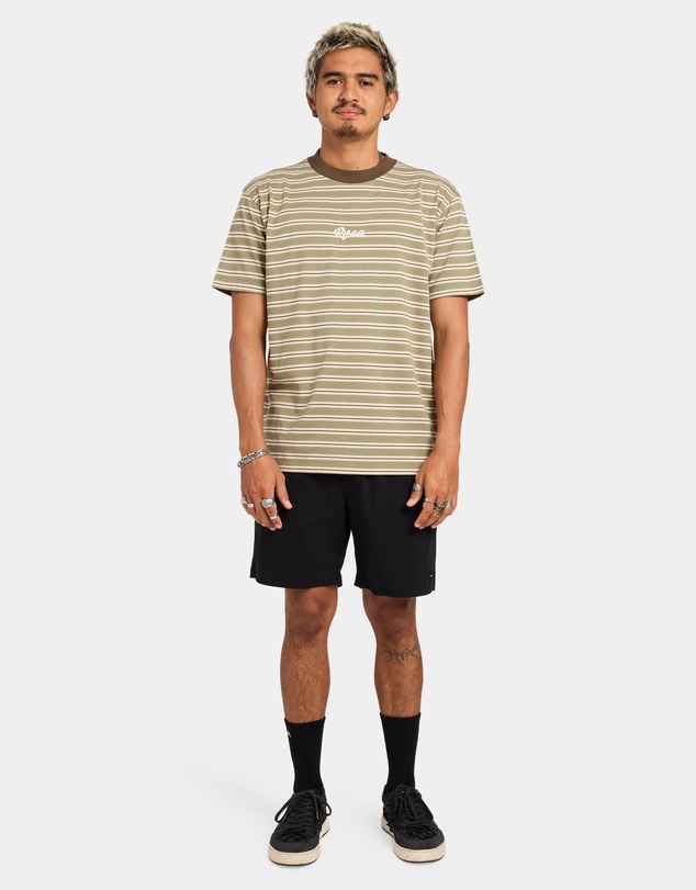 RVCA - Mens Exotica Stripe T-Shirt