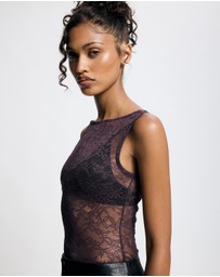 Lover - Dahlia Sleeveless Lace Top