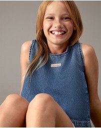 Calvin Klein Jeans - Girls Denim Sleeveless Top