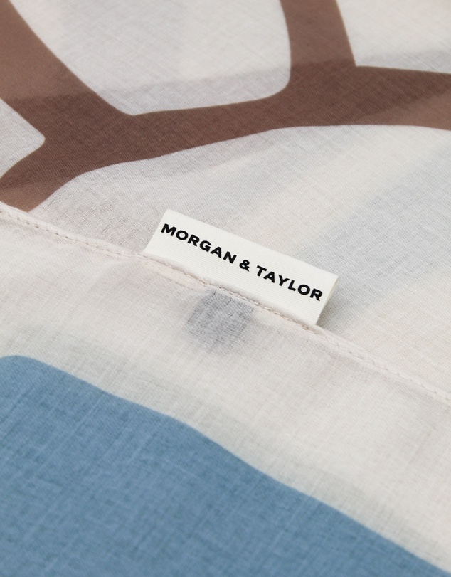 Morgan & Taylor - Aquata Large Scarf in Blue