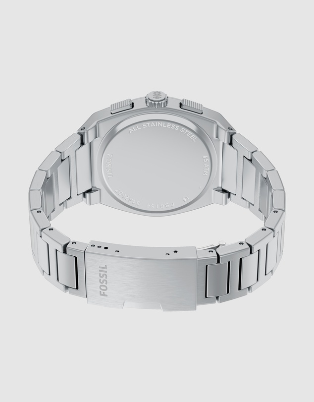 Fossil - Everett Silver Tone Chronograph Watch