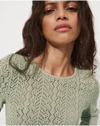 M.N.G - Crochet Dress with Back Neckline