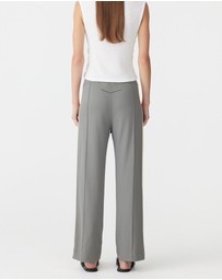 Bassike - Twill Stripe Detail Pants